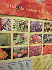 The 2016 UMass Extension Garden Calendar. Photo (c) Hilda M. Morrill